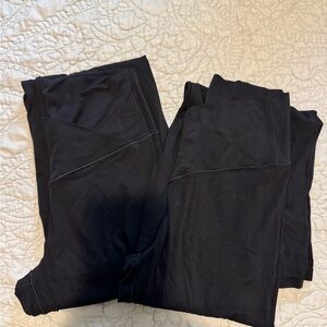 Aerie OFFLINE Black Flare Leggings/Yoga Pants Bundle